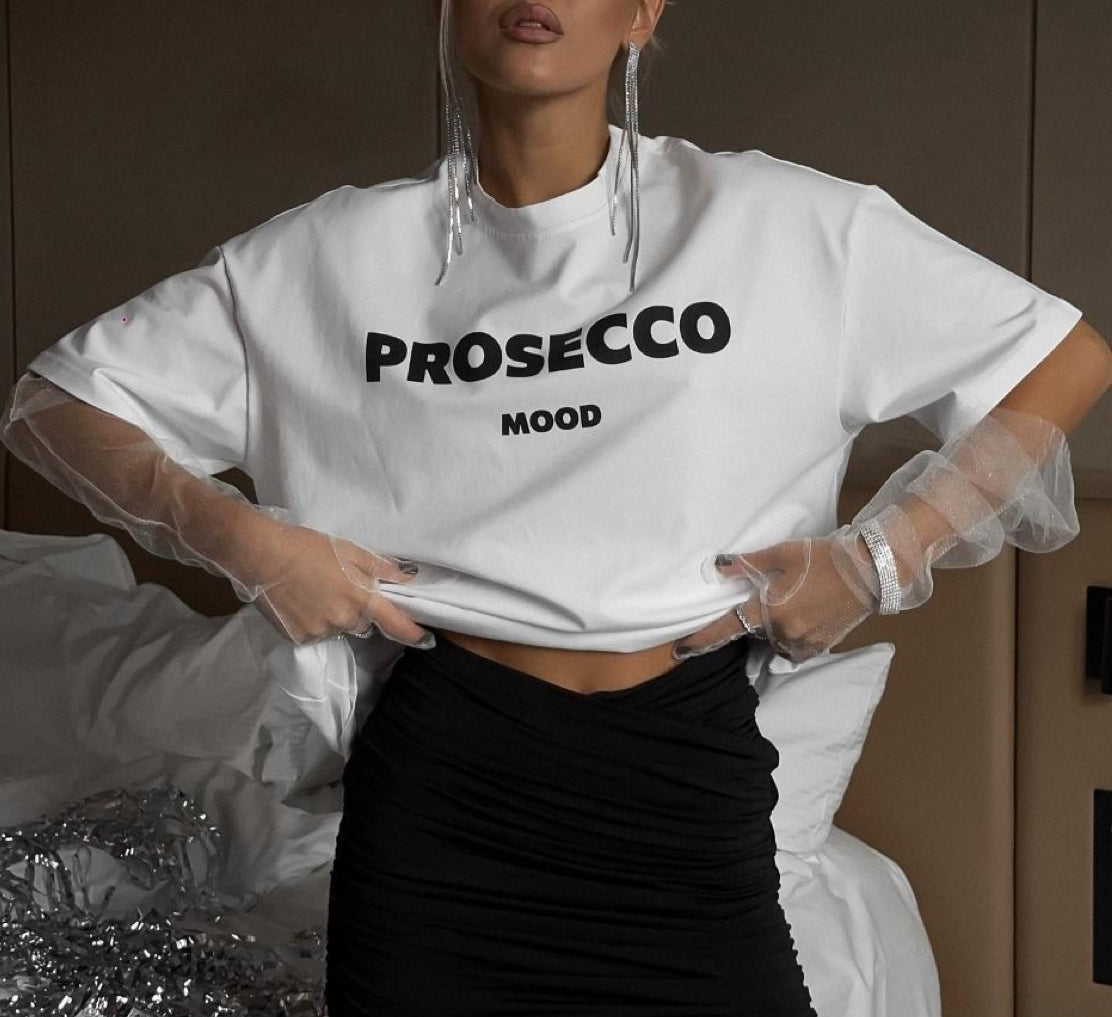 Prosecco White/Black Shirt
