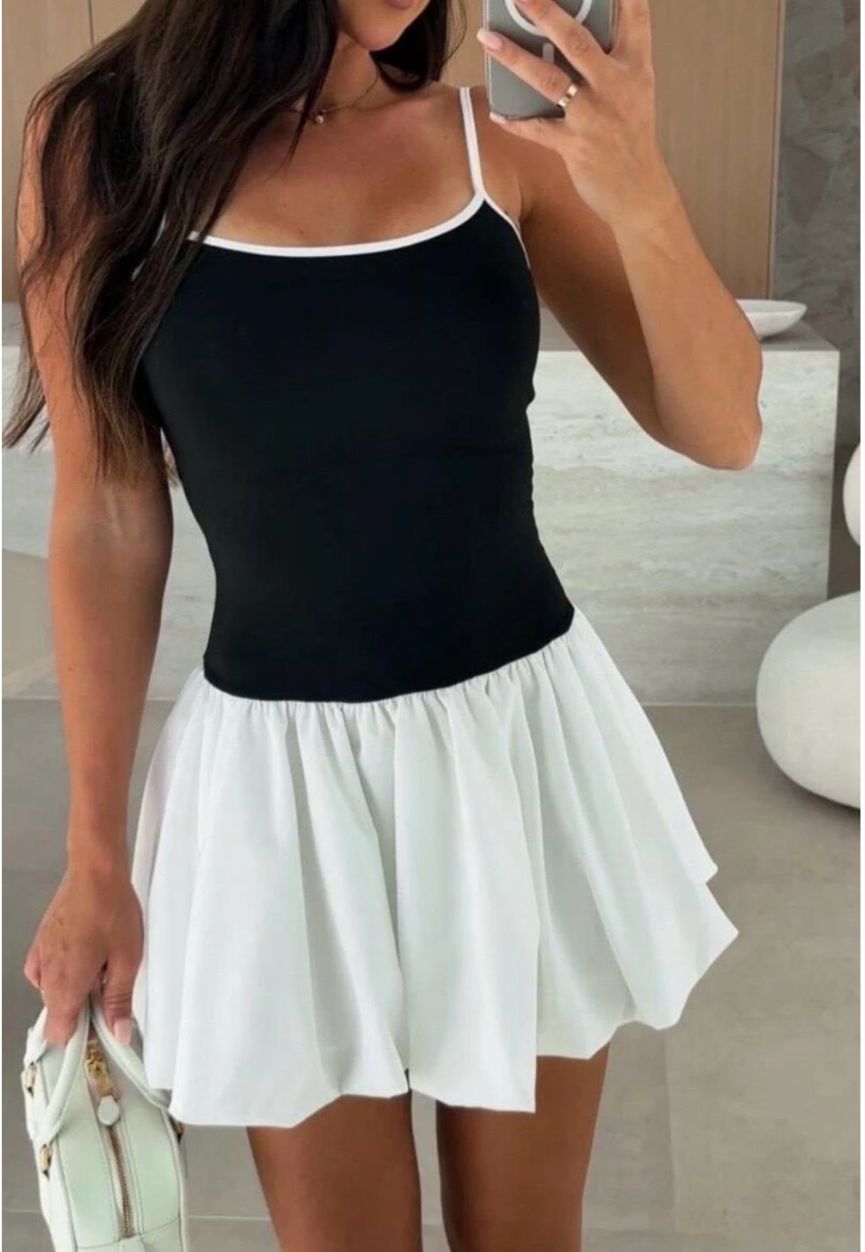Black/White Dress