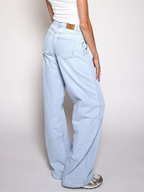 Jade Super Wide Leg Jeans | Mid-waist | Light blue | Tall