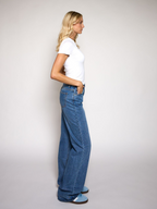 Jade Super Wide Leg Jeans | Mid-waist | Dark blue | Tall