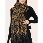 Panthère™ | Warme sjaal met luipaardprint