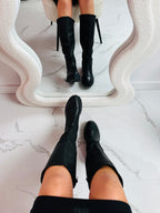 Anetta Black High Boots  - Maat 37