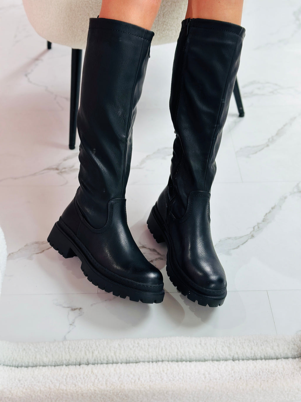 Anetta Black High Boots  - Maat 37