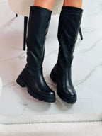 Anetta Black High Boots  - Maat 37