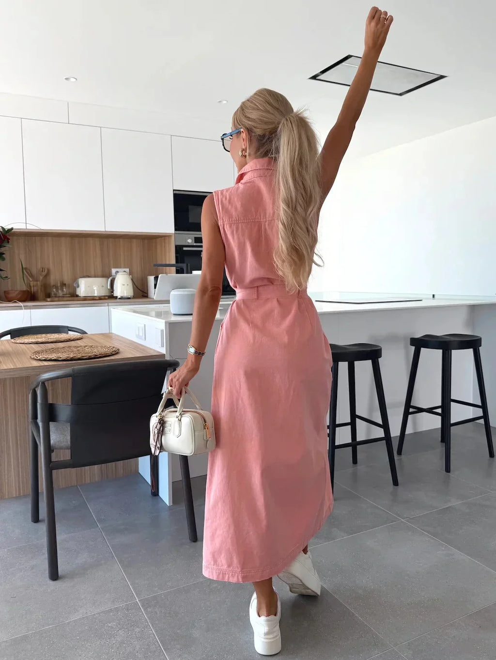 Isabelle |  Zomer Maxi Denim Jurk