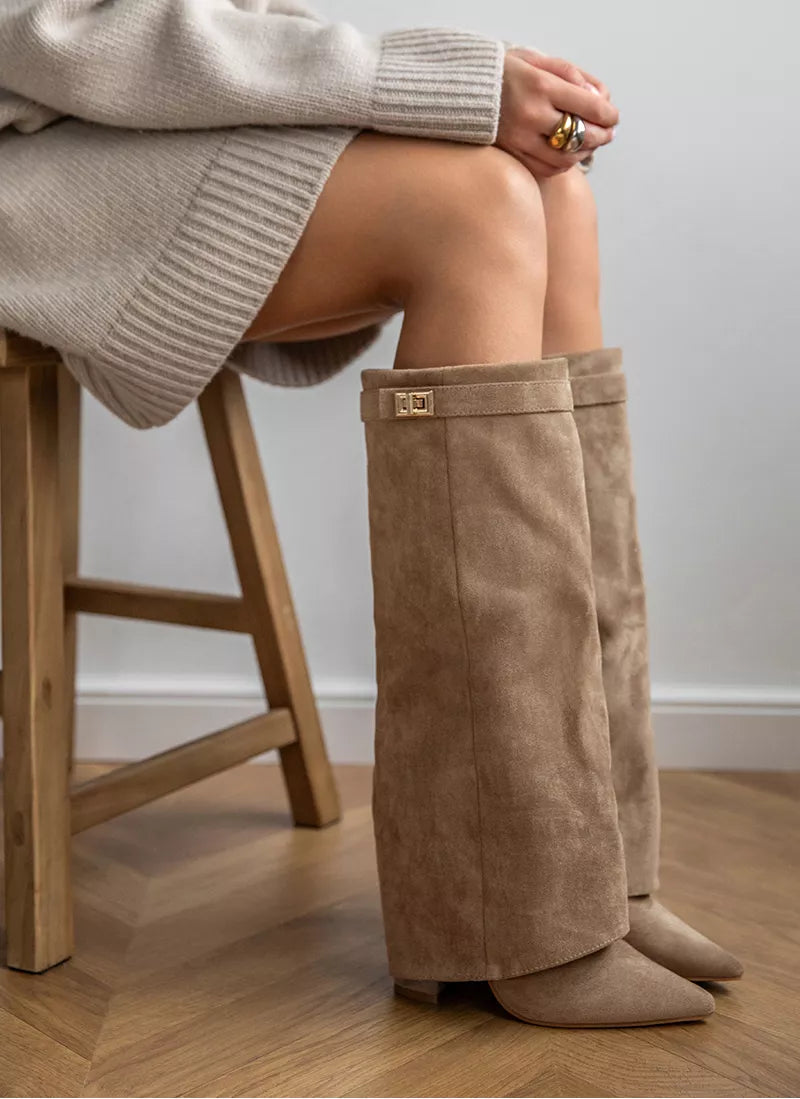 Lock Khaki Boots
